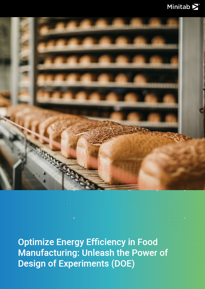 Optimice la eficiencia energética en la fabricación de alimentos: Libere el poder del diseño de experimentos (DOE)